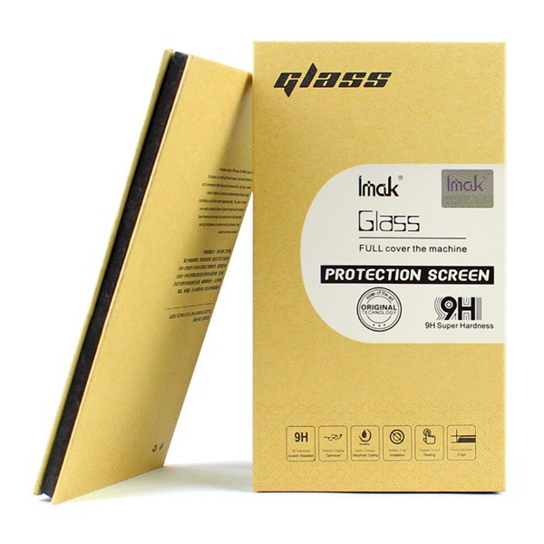 IMAK протекторно стъкло (2.5D заоблен ръб, устойчиво на надраскване, 9H) ЧЕРНО [Huawei Y7 Prime 2018 (Y7 2018)]