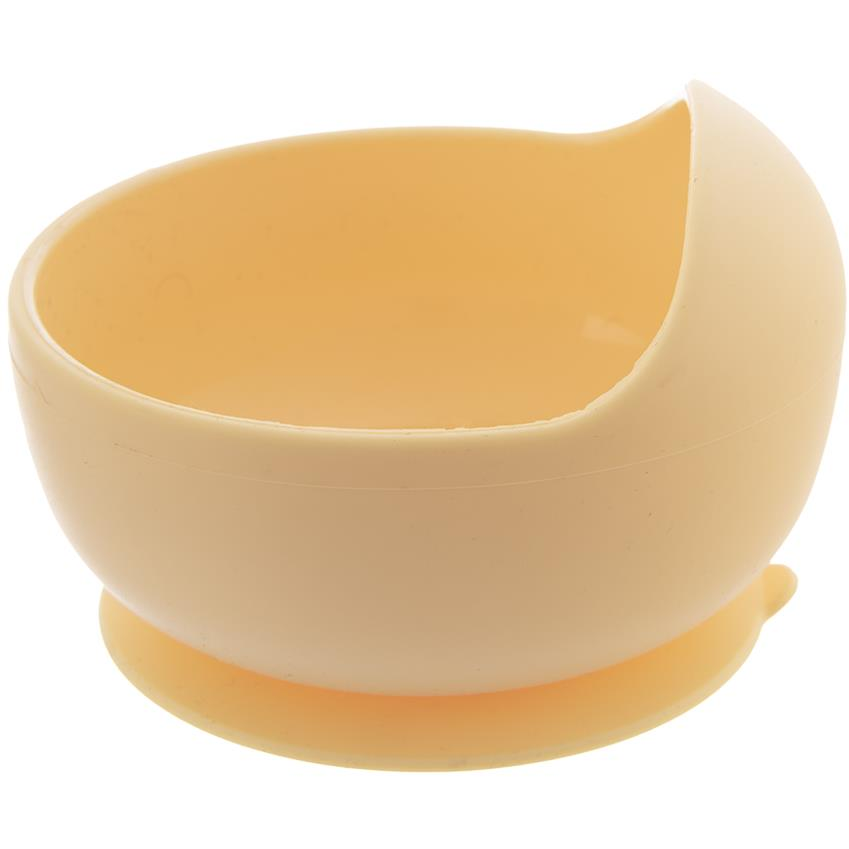 Orion Tapadókorongos szilikon tál, sárga, 12 cm (129222)