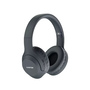 CANYON BTHS-3, Canyon Bluetooth headset, with microphone, BT V5.1 JL6956, battery 300mAh, Type-C charging plug, PU material, size:168*190*78mm, charging cable 30cm and audio cable 100cm, Dark grey CNS-CBTHS3DG