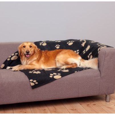 Trixie Pléd Barney 150x100cm Fekete/Bézs (TX-37182)