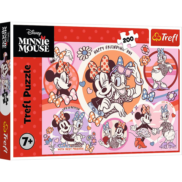Trefl 200 Db-Os Puzzle - Minnie És Daisy (13343)