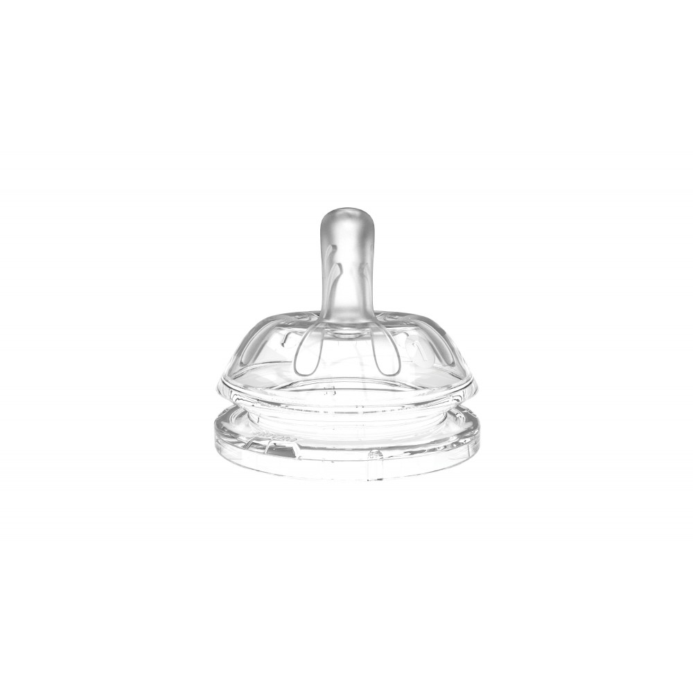 Nuvita etetőcumi 3hó+ (2db) közepes folyású (2) - 6062 (DVRX-24887)