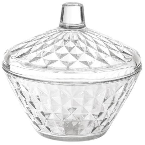 Orion Cukortartó üveg fedővel Artemis átmérő 12 cm (155403)