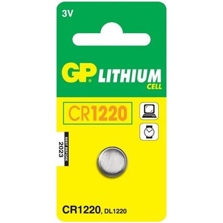 GP CR1220 Litium gombelem 3V 5db-os (114520) (GP 114520)