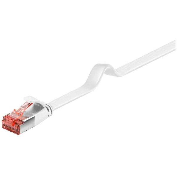 Goobay U/FTP CAT6 Lapos patch kábel 1m Fehér