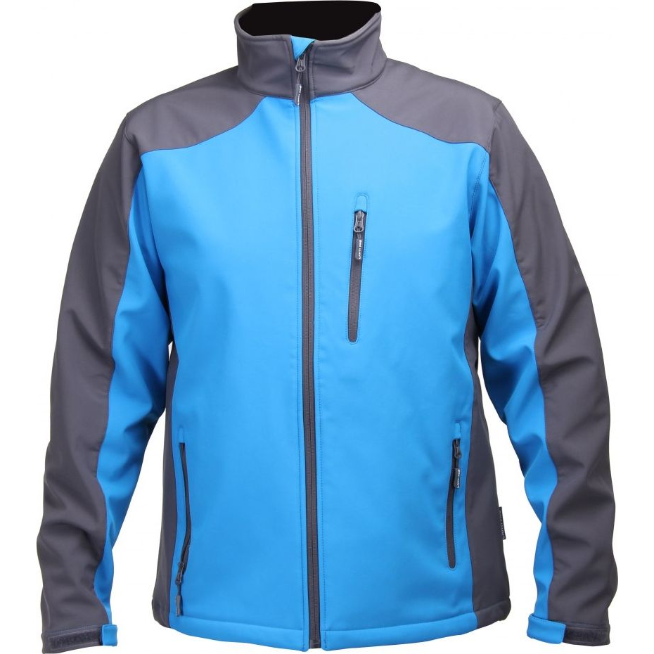 Softshell kabát kék-szürke, 