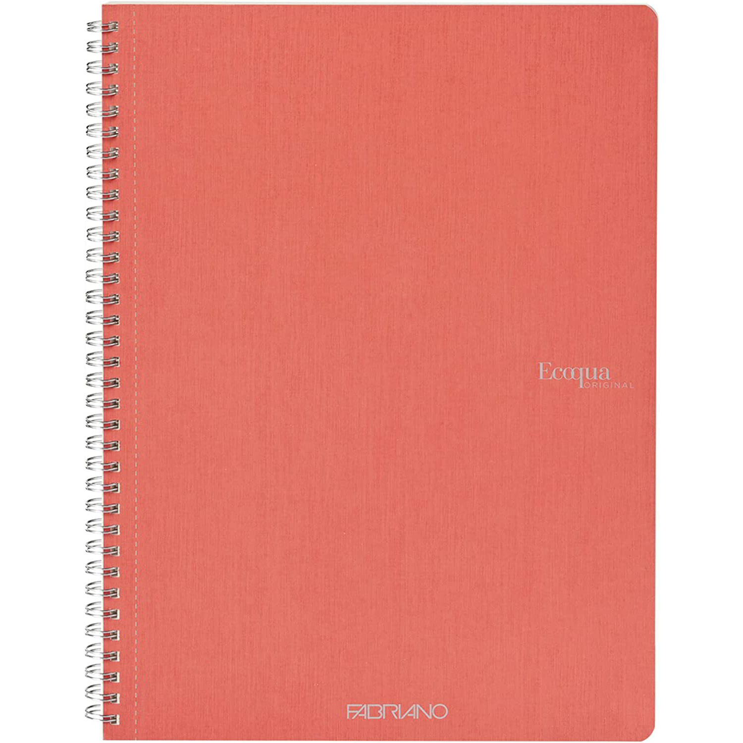 Fabriano Ecoqua 70 lapos A4 sima spirálfüzet - Korall (19290005)