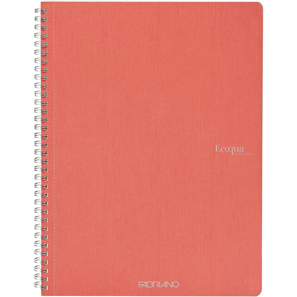 Тефтер Fabriano Ecoqua A4 70 страници с коралова гладка спирала