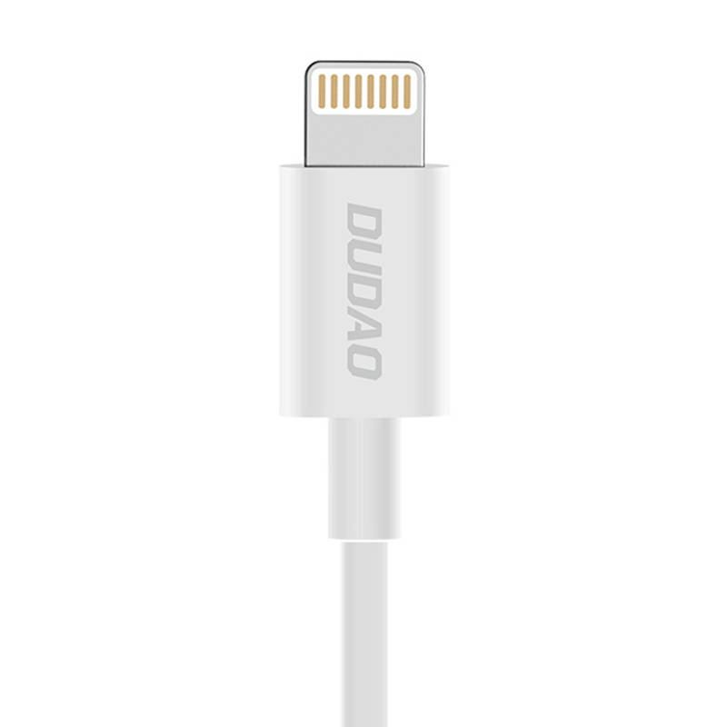 DUDAO L1L USB - Lightning kábel 3A 1m fehér (6970379613757) (L1L Lightning 1m)