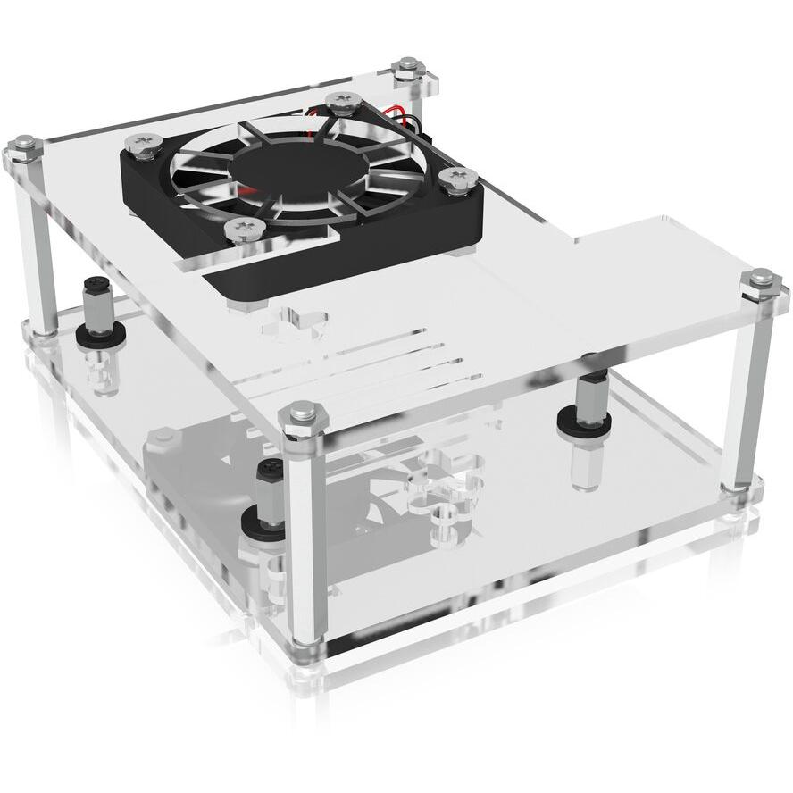 Schutzgehäuse IcyBox Schutzgehäuse für Raspberry Pi Acryl extern retail (IB-RP106)