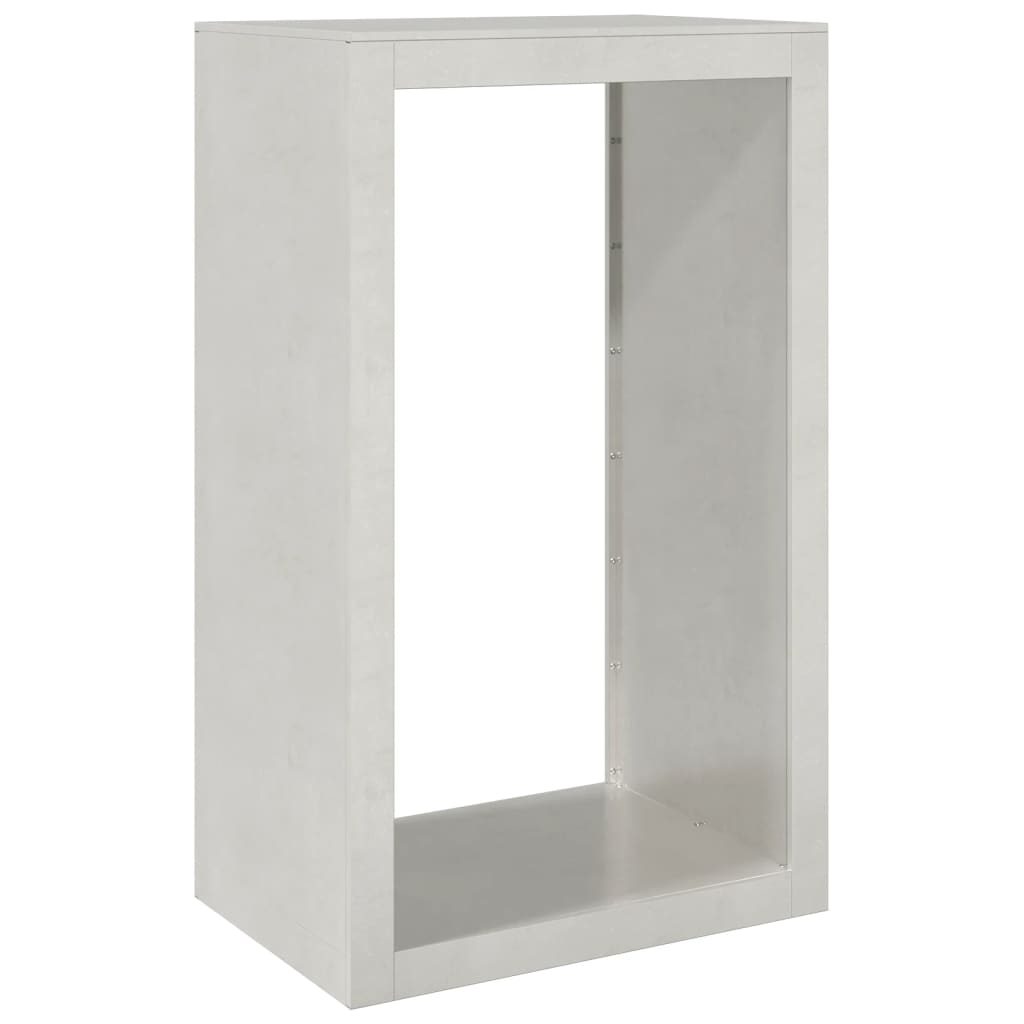 rozsdamentes acél tűzifatároló 60 x 40 x 100 cm (850993)