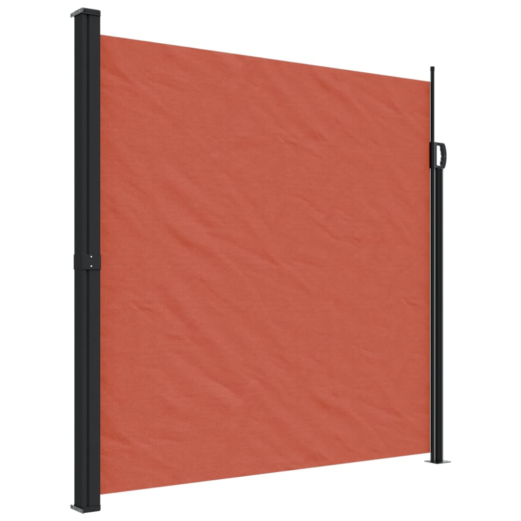 terrakotta behúzható oldalsó napellenző 200 x 600 cm (4004558)