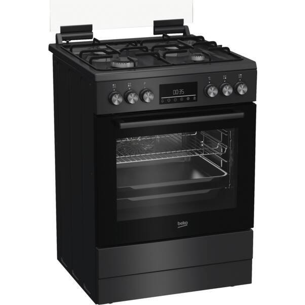 Beko FBM6232A Szabadonálló tűzhely Elektromos Gáz Fekete
