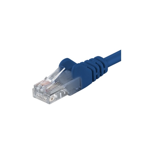 PREMIUMCORD Patch Kábel UTP, CAT5e, 10m, kék