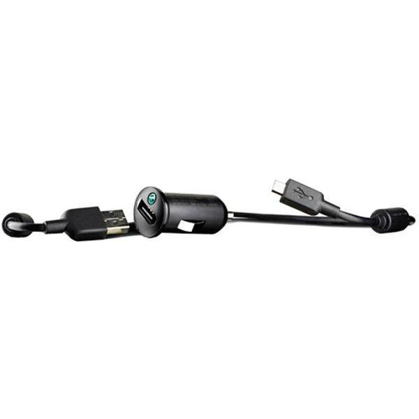 Sony AN401 mobiltelefon töltő Mobiltelefon, MP3, PDA Fekete Szivargyújtó Automatikus (AN401)