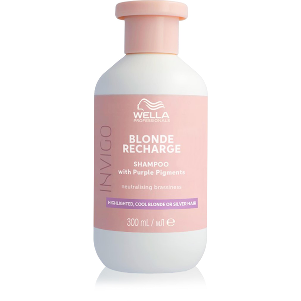 WELLA PROFESSIONALS Invigo Blonde Recharge Cool Neutralizing Shampoo 300 ml