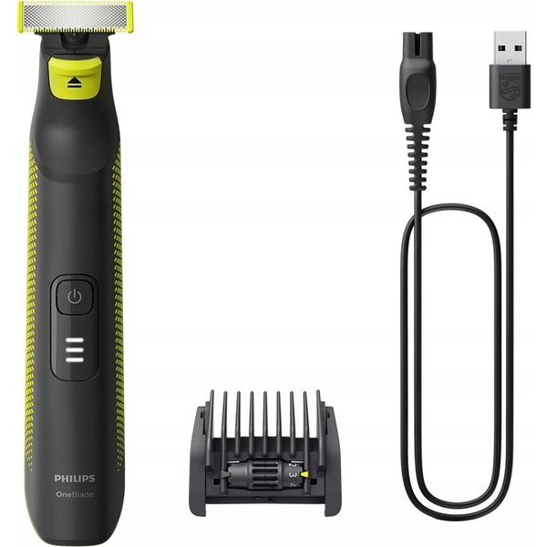 Philips QP6506/15 rasoio elettrico Trimmer Nero, Lime