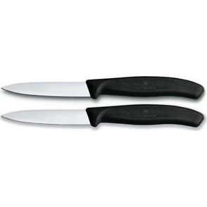 Victorinox V-6.76 03.B Swiss Classic zöldségvágó kés 8cm - Fekete (6.7603.B)