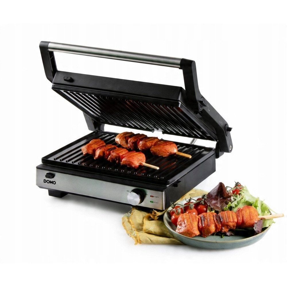 DOMO MULTIFUNKTIONALER KONTAKTGRILL 2-IN-1 Grillsütő Fekete (do9287g)