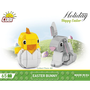 Cobi 20015 Húsvéti nyúl 65 darabos Építőjáték