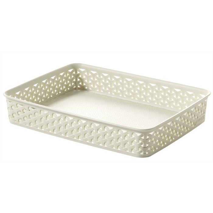 Curver My Style A5 Rattan hatású tárolókosár - Bézs (203408)