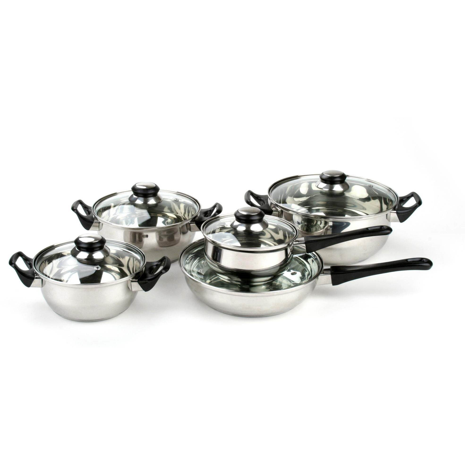 Apetit 10 darabos rozsdamentes acél edénykészlet A03051 (A03051)