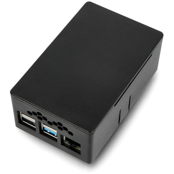 Obudowa HighPi Pro do Raspberry Pi 4B i HiFiBerry - uniwersalna, czarna}