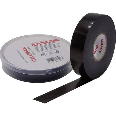 Cellpack   (223605) Szigetelőszalag Premio 388 Fekete (H x Sz) 6 m x 19 mm 1 db