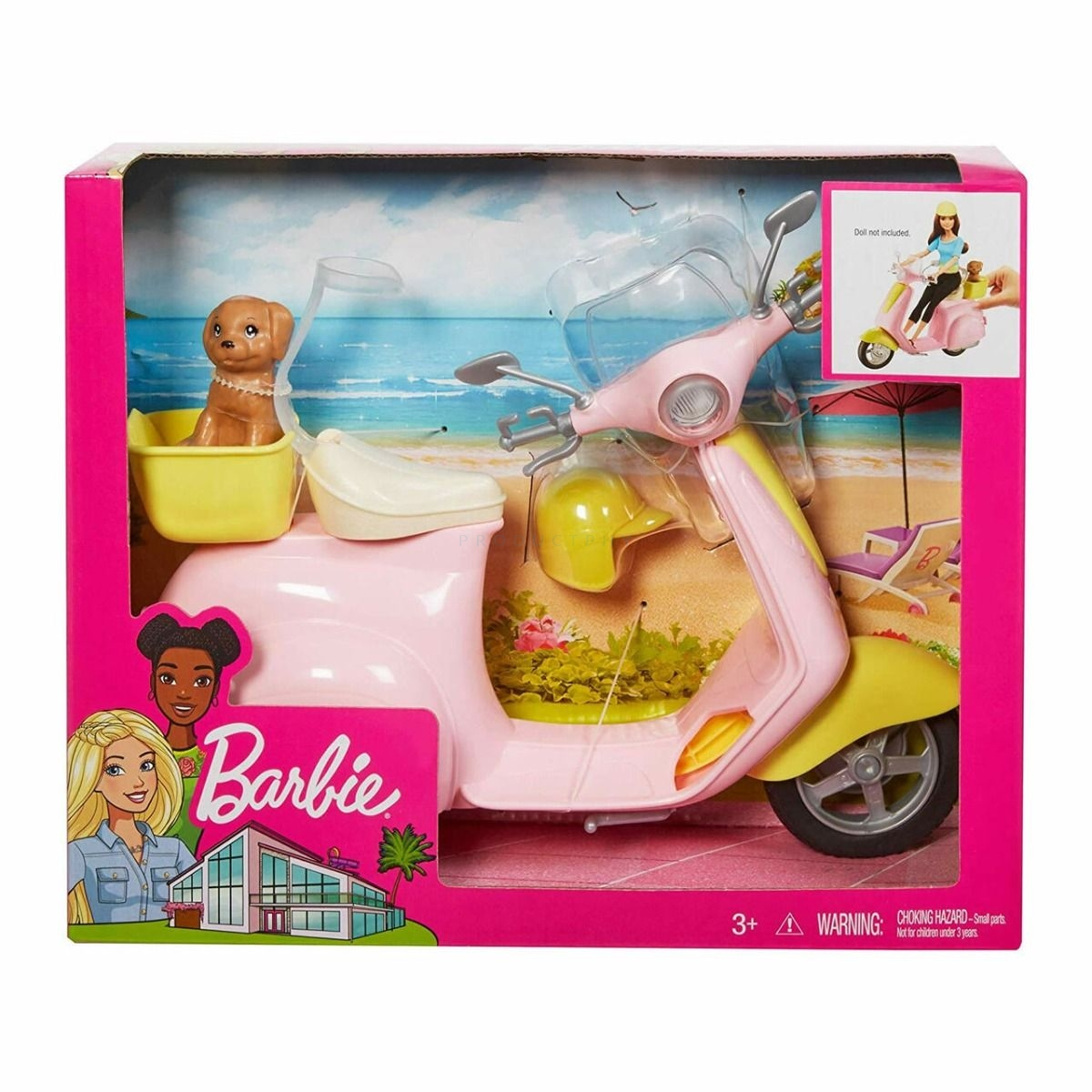 Barbie FRP56 játékbaba kiegészítő Játék babaroller (887961632866)