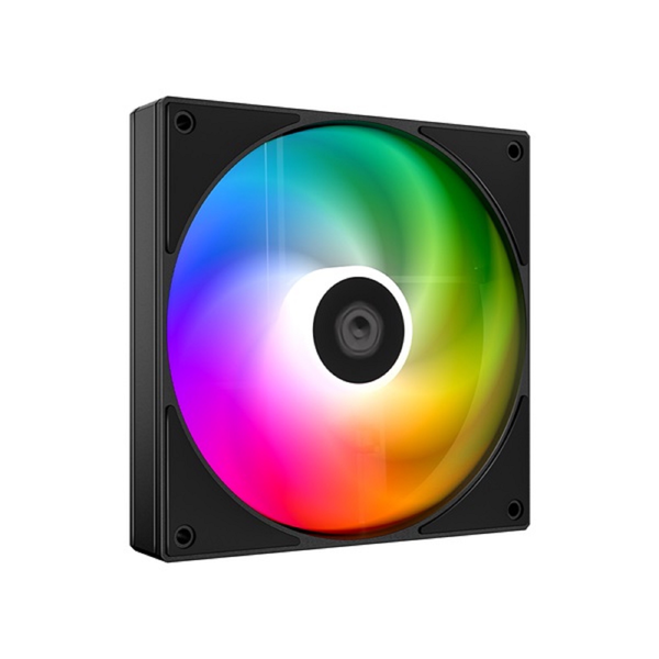 ID-Cooling AS-120-ARGB-K 120mm PWM ARGB Rendszerhűtő ventilátor - Fekete