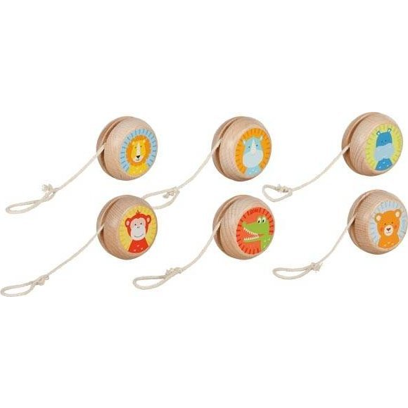 Goki Színes Állatmintás Fa Jojó Yo-Yo (476170)