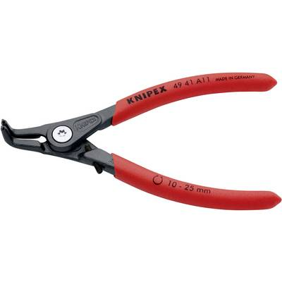 Seeger gyűrű fogó Alkalmas Külső csapágygyűrűk 10-25 mm Hegy forma Hajlított, 90° Knipex 49 41 A11