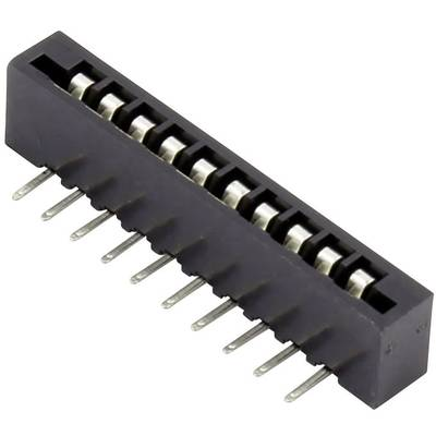 Connfly Hüvelyház panel Pólusok száma 5 Raszterméret: 2.54 mm DS1020-05RT1D 1 db (DS1020-05RT1D)