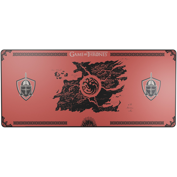 Lexip HBO Game of Thrones Gaming musemåtte Sort, Rød