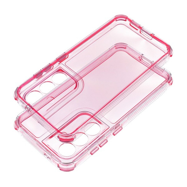 Matrix Xiaomi Redmi 14C hátlap tok kameravédő peremmel, világos rózsaszín