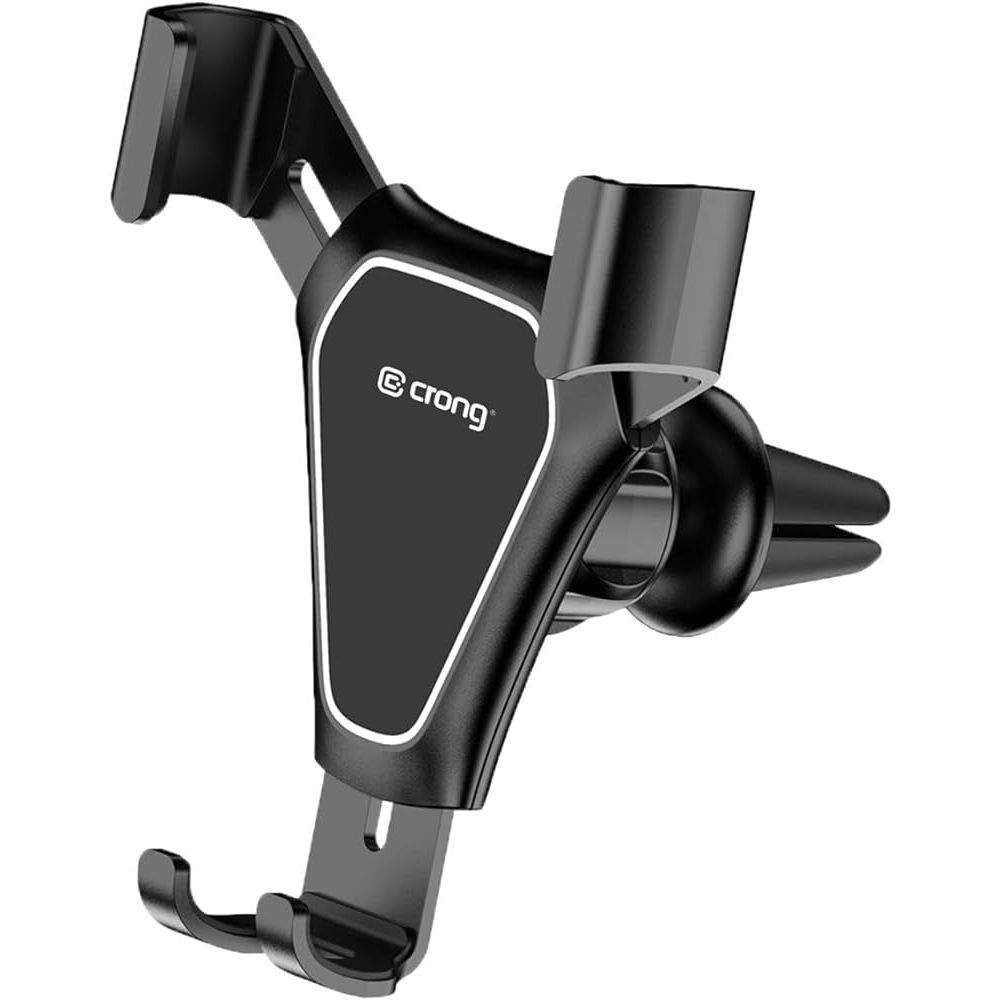 Crong Gravity 4,7-6,5" Mobiltelefon autós tartó - Fekete (CRG-CH4-BLK)