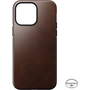 Панел NOMAD Modern Leather MagSafe от естествена кожа, съвместим с iPhone 14 Pro Max, Кафяв