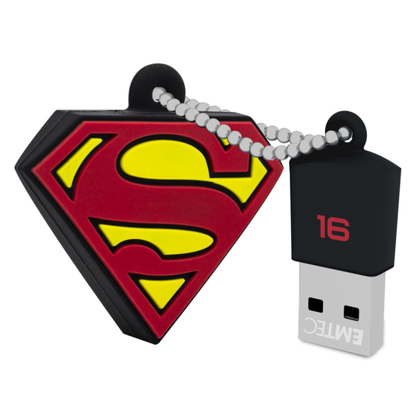 Флашка, EMTEC, "DC Superman", 16 GB, USB 2.0