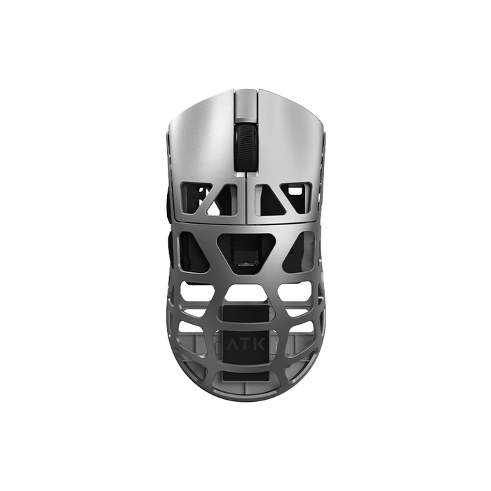 ATK Fierce X 8K Wireless / Vezetékes Gaming Egér - Ezüst / Szürke (FIERCE X 8K SILVER GREY)