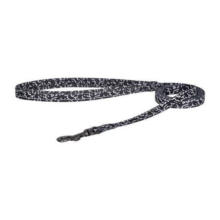 Dogness póráz 1,5 m + hám kutyáknak fekete-fehér (843775113779) (5113779)