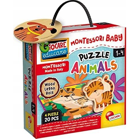 Montessori baby puzzle - állatok