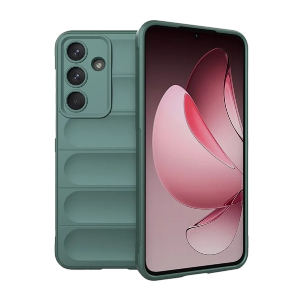 Szilikon telefonvédő (ütésállóság, kameravédő, 3D) SÖTÉTZÖLD Samsung Galaxy S25 FE (SM-S731) "Gigapack csomagolás" (GP-172565)