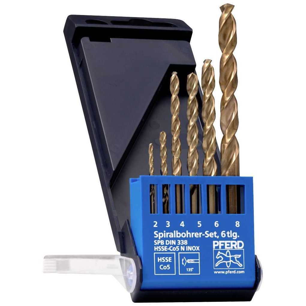 PFERD fém spirálfúró készlet 6db (25298004) (pferd25298004)