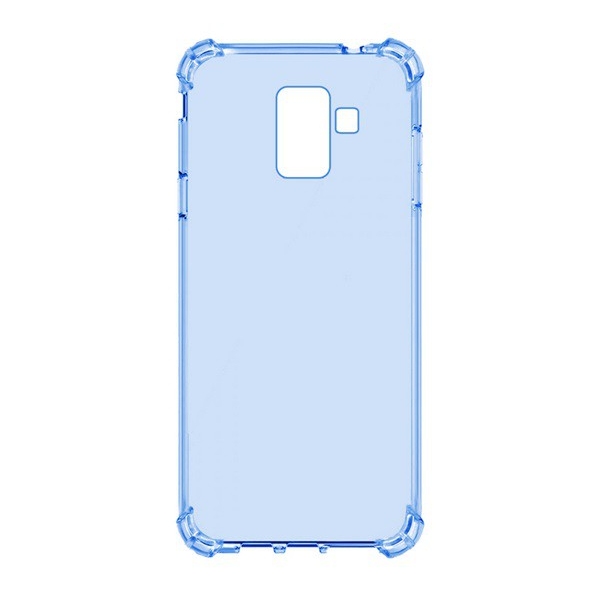 Szilikon telefonvédő (közepesen ütésálló, légpárnás sarok) KÉK [Samsung Galaxy A6 (2018) SM-A600F] (5996457778812)