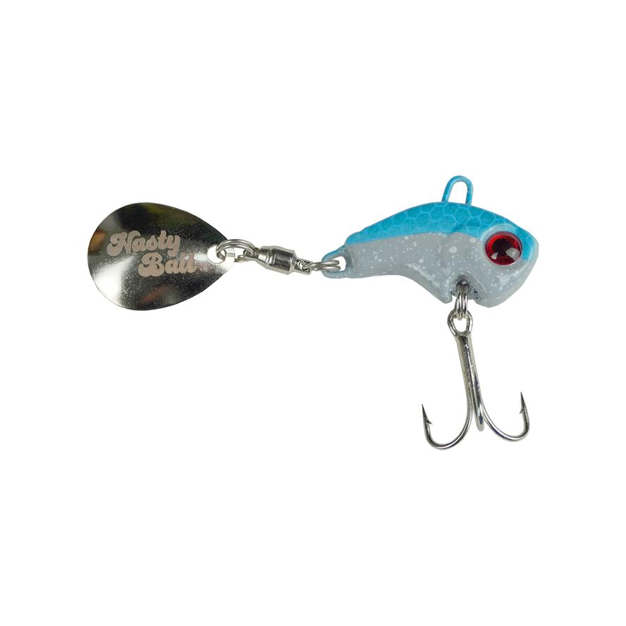 NASTY BAIT Lurchi sinkink Jig Spinner 5.5cm 9g Dolphin/White (231623) (231623)