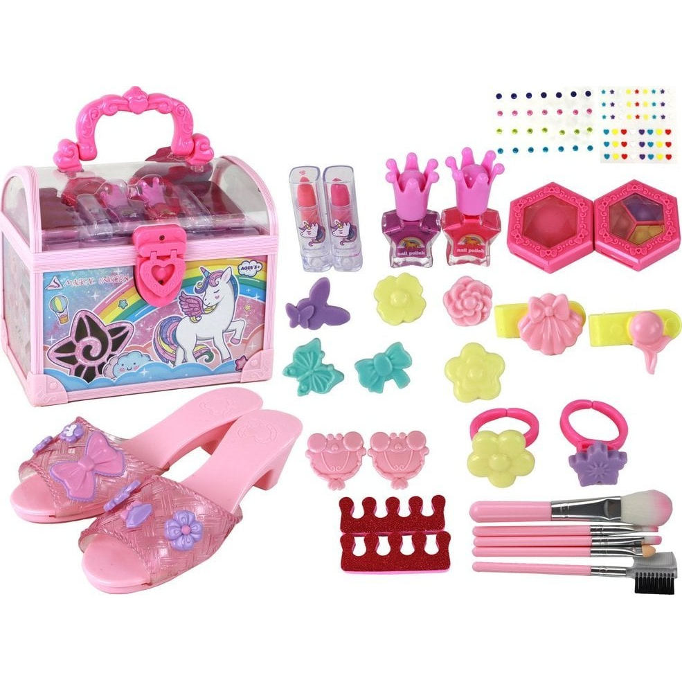 DIY Smink Kozmetikai Készlet - Tartozékokkal, Tokban (15607)