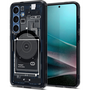 Husa Spigen Ultra Hybrid Mag (Zero One) pentru Samsung Galaxy S25, gri fumuriu
