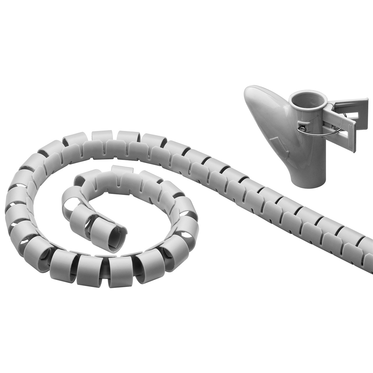 Goobay 51922 Spirál kábelcsatorna 2.5m - Szürke (51922)