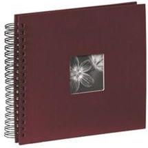 Hama 4007249901491 album fotografico e portalistino Bordeaux 100 fogli 10 x 15 Rilegatura a spirale
