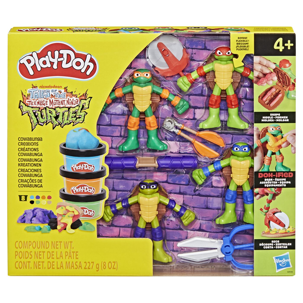 Play-Doh: Tini ninja teknőcök cowabunga creations játékszett - Hasbro